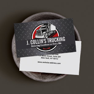 Professional Trucking Business Card