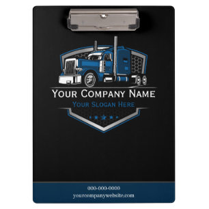 Professional Trucking Hauling Company  Clipboard