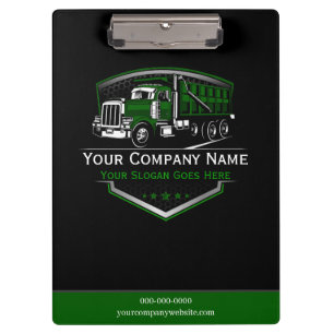 Professional Trucking Hauling Company  Clipboard