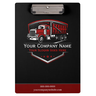 Professional Trucking Hauling Company  Clipboard