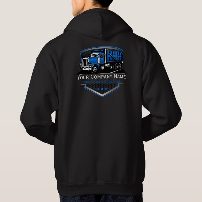Professional Trucking Hauling Company  Hoodie (Back)