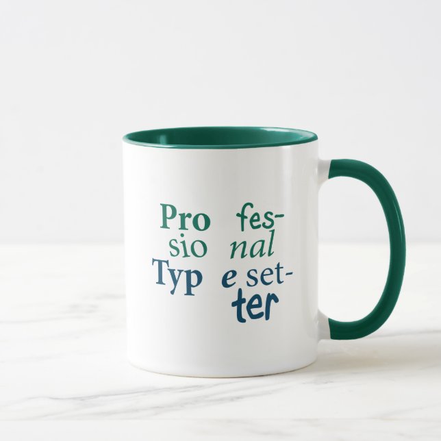Professional Typesetter Mug (Right)