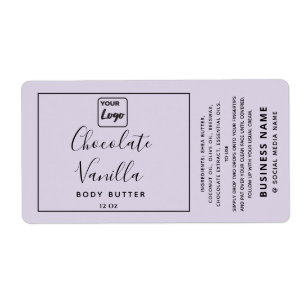 Professional typography lavender yourlogo product