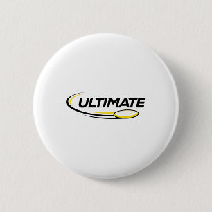 Professional Ultimate Frisbee Disc Golf Player 6 Cm Round Badge