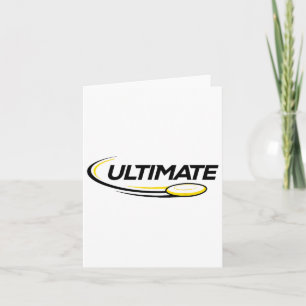 Professional Ultimate Frisbee Disc Golf Player Card