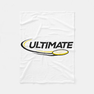 Professional Ultimate Frisbee Disc Golf Player Fleece Blanket