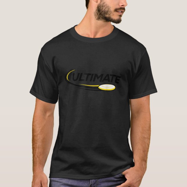 Professional Ultimate Frisbee Disc Golf Player   T-Shirt (Front)