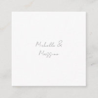Professional Unique Classical Plain Couple Names