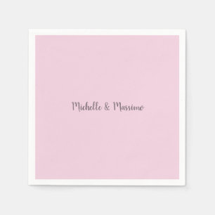 Professional Unique Classical Plain Couple Names Napkin