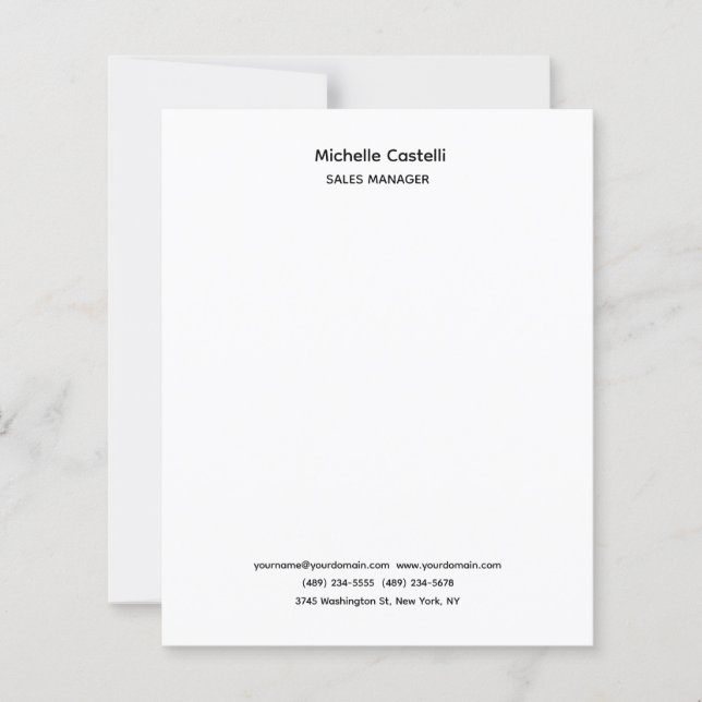 Professional Unique Classical Simple (Front)