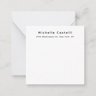 Professional Unique Classical Simple Black & White Card