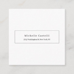 Professional Unique Classical Simple Black & White Enclosure Card