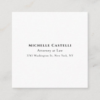 Professional Unique Classical Simple Black & White Enclosure Card
