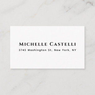 Professional Unique Classical Simple Black & White Enclosure Card
