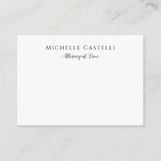 Professional Unique Classical Simple Black & White Enclosure Card