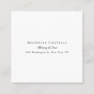 Professional Unique Classical Simple Black & White Enclosure Card