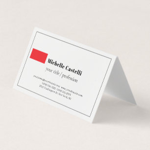 Professional Unique Classical Simple Business Card