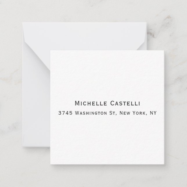 Professional Unique Classical Simple Card (Front)