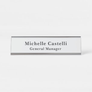 Professional Unique Classical Simple Desk Name Plate