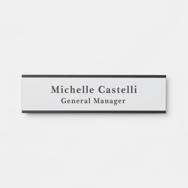 Professional Unique Classical Simple Door Sign (Front)