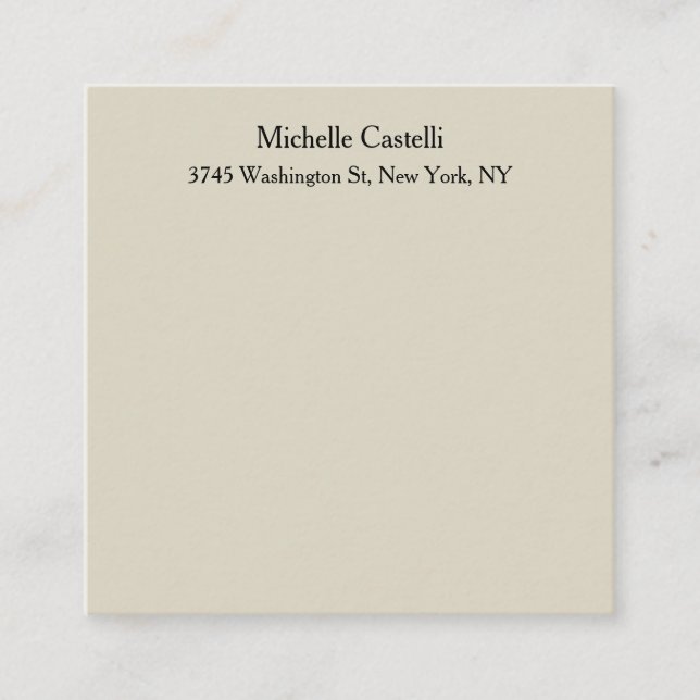 Professional Unique Classical Simple Enclosure Card (Front)