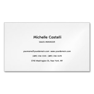 Professional Unique Classical Simple Magnetic Business Card