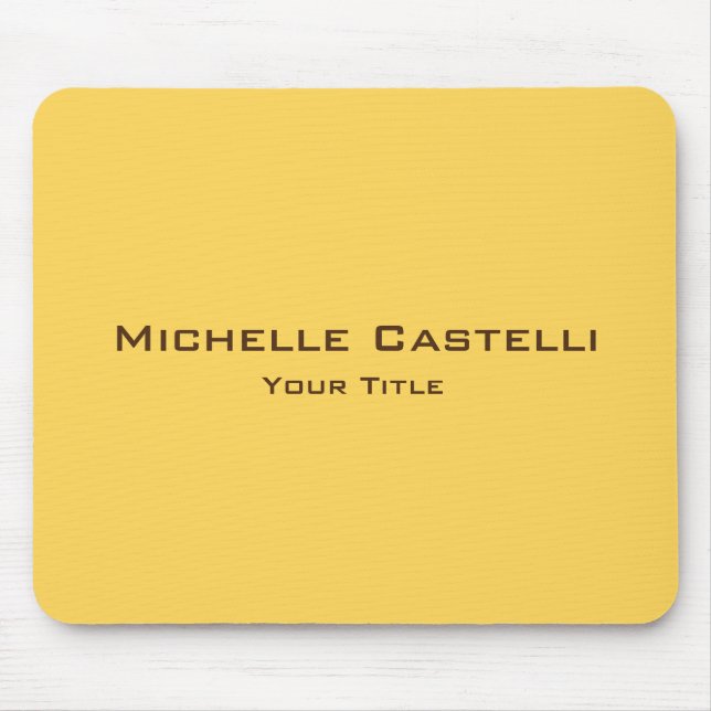 Professional Unique Classical Simple Plain Mouse Mat (Front)