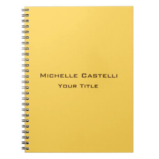 Professional Unique Classical Simple Plain Notebook