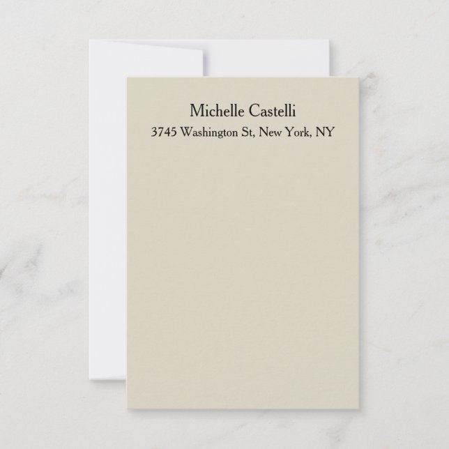 Professional Unique Classical Simple RSVP Card (Front)