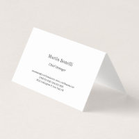 Professional Unique Classical Simple White