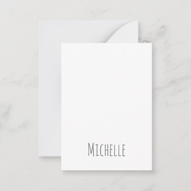 Professional Unique Classical Simple Your Name Card (Front)