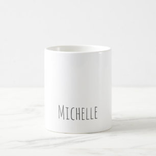 Professional Unique Classical Simple Your Name Coffee Mug