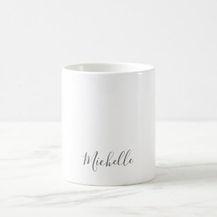 Professional Unique Classical Simple Your Name Coffee Mug