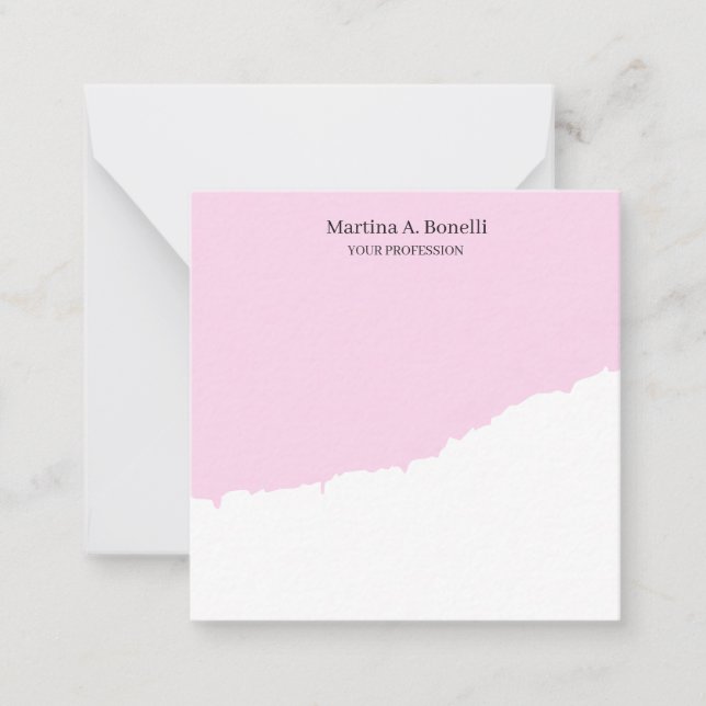 Professional Unique Elegant Plain Simple Special Card (Front)