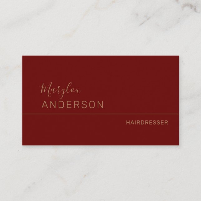 Professional  - UNISEX Business Card (Front)