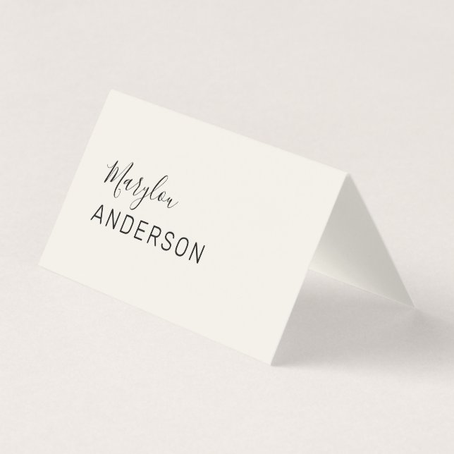 Professional - UNISEX Business Card (Front)
