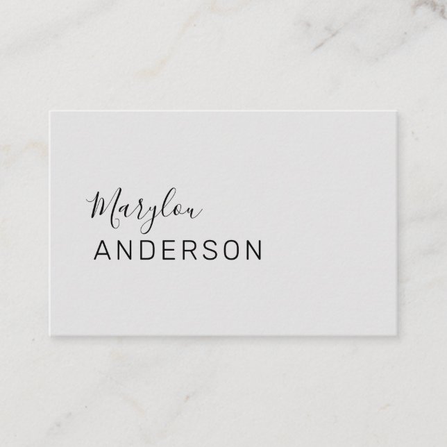 Professional  - UNISEX Business Card (Front)