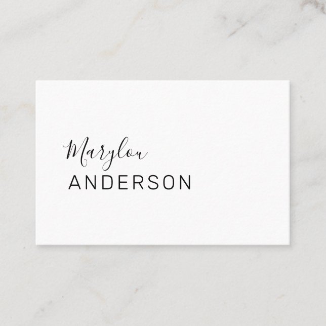 Professional  - UNISEX Business Card (Front)
