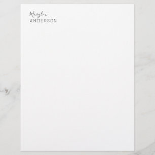 Professional - UNISEX Custom Letterhead