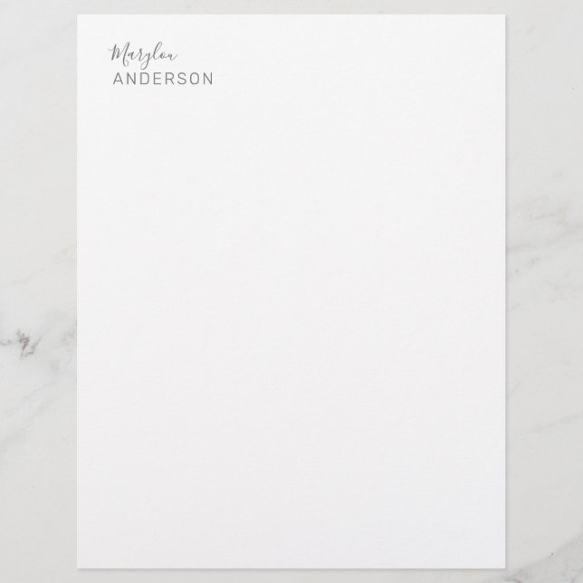 Professional - UNISEX Custom Letterhead (Front)