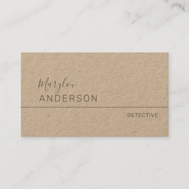 Professional  - UNISEX Premium Business Card (Front)