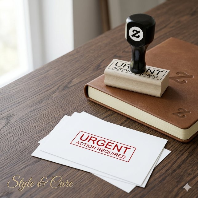 Professional Urgent Action Required Office Rubber Stamp (Professional Urgent Action Required Office Rubber Stamp)