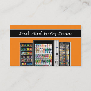 Professional Vending Machine Service Business Card