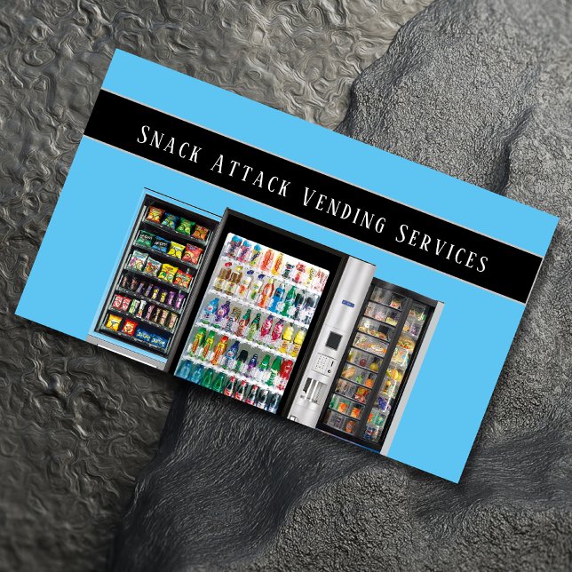 Professional Vending Machine Service Business Card (Creator Uploaded)