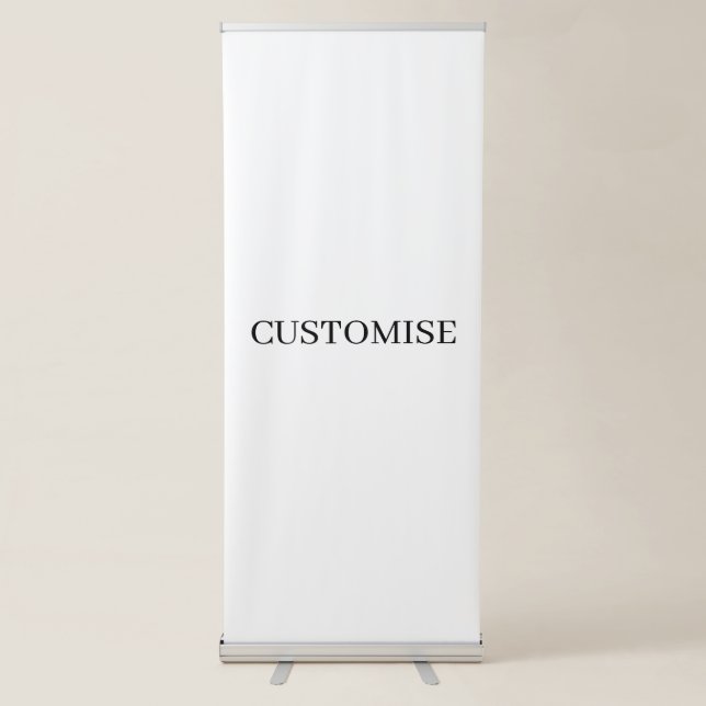 Professional Vertical Retractable Banner (Front)