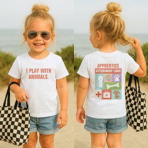 Professional Veterinarian Iconic Designed Custom Baby T-Shirt