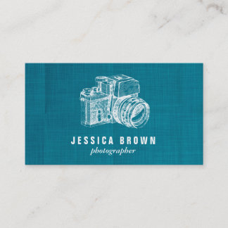 Professional Vintage Photographer Business Card