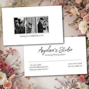 Professional Wedding Photographer Business Card
