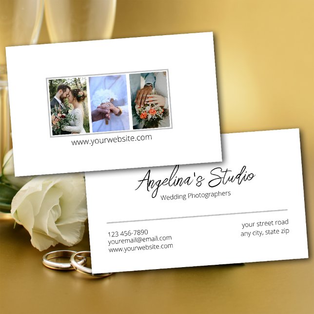 Professional Wedding Photographer Business Card (Creator Uploaded)