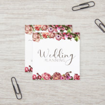 Professional Wedding Planner Elegant Blush & Pink